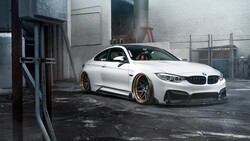 White BMW Car 4K Wallpaper