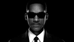 Will Smith in Black Suit and Sunglasses
