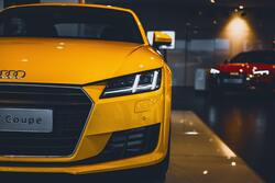 Yellow Audi Car Wallpaper